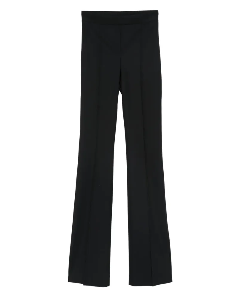 Chiara Boni Ausgestellte High-Waist-Hose - Schwarz Schwarz