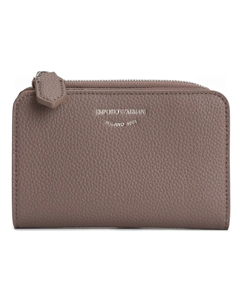 Emporio Armani Portemonnaie mit Reißverschluss - Braun Braun
