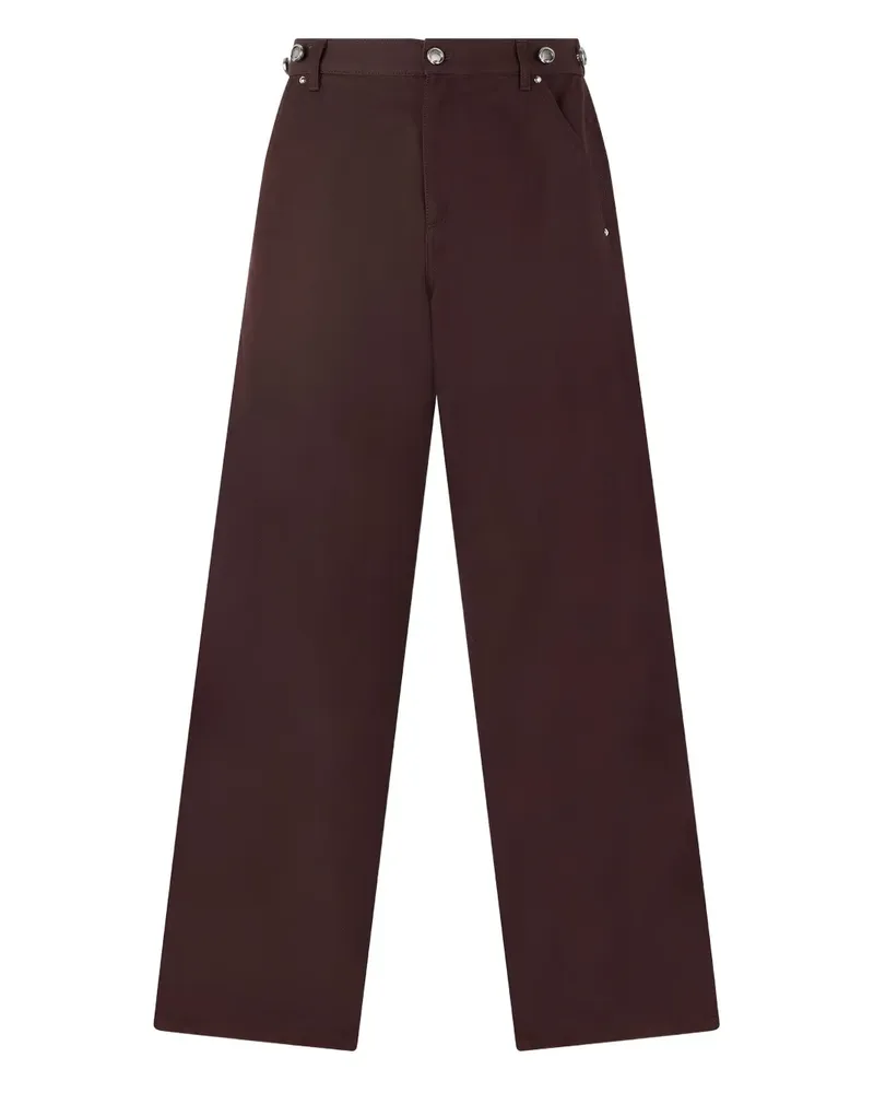 Roberto Cavalli Hose mit Knopfverschluss - Braun Braun