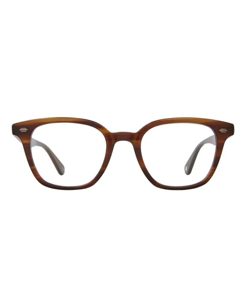 Garrett Leight Zac square-frame glasses - Braun Braun