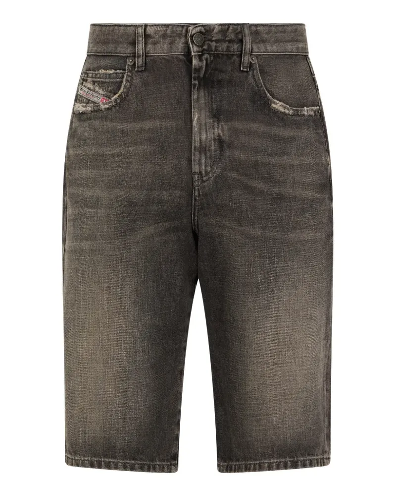 Diesel distressed denim shorts - Grau Grau