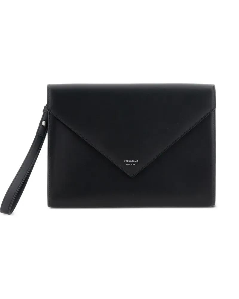 Ferragamo Klassische Clutch - Schwarz Schwarz