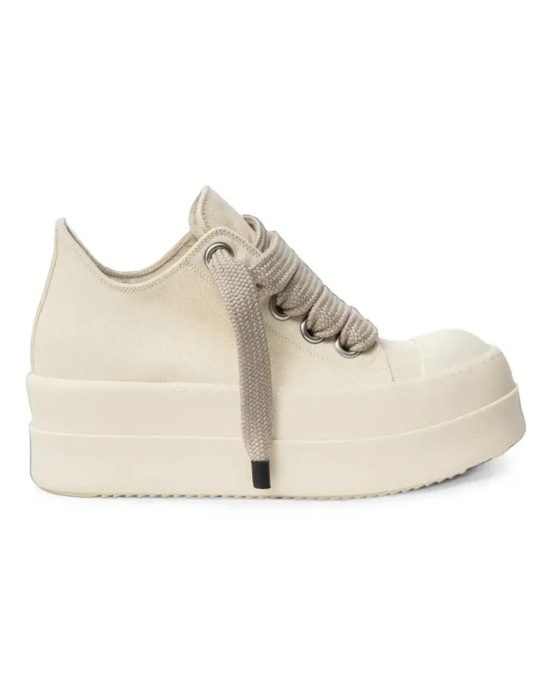 DRKSHDW by Rick Owens Temple mega-bumper jumbolace sneakers - Nude Nude