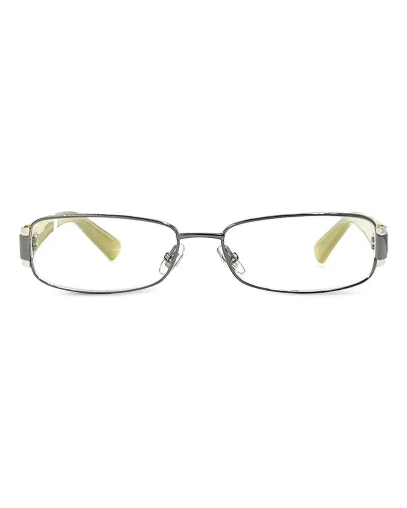 Gucci rectangle-frame glasses - Schwarz Schwarz