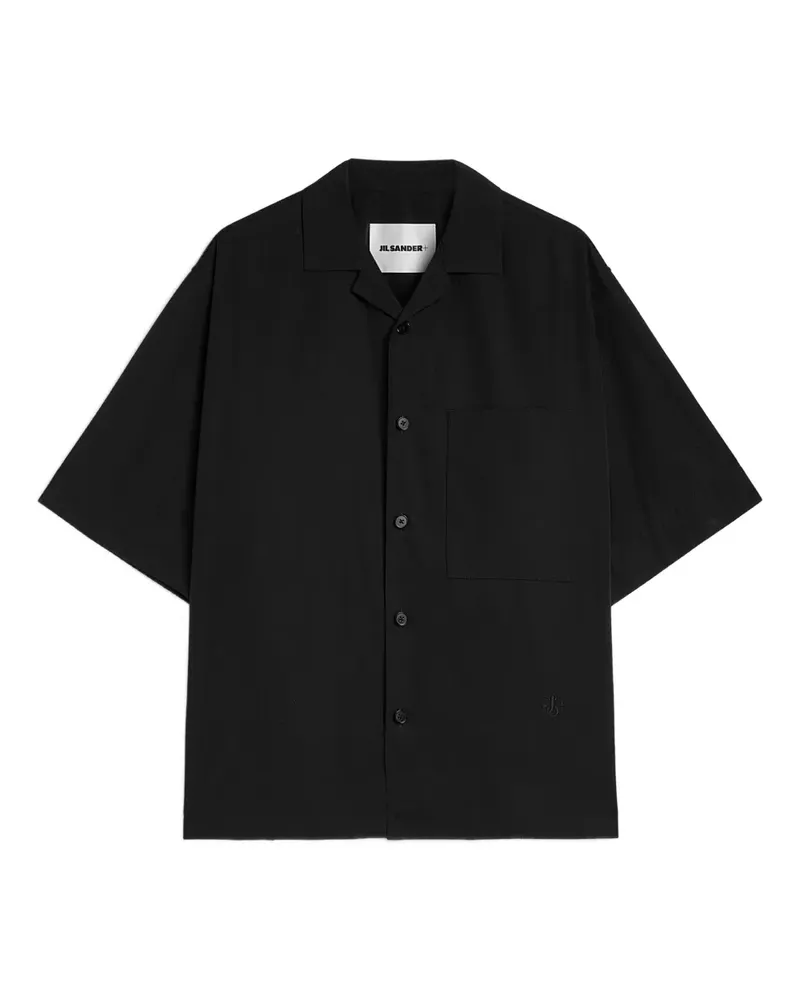 Jil Sander Hemd mit aufgesetzter Tasche - Schwarz Schwarz