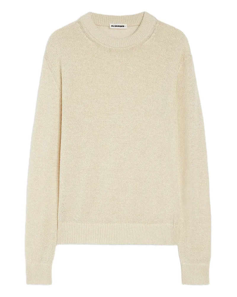 Jil Sander Grob gestricktes Sweatshirt - Nude Nude