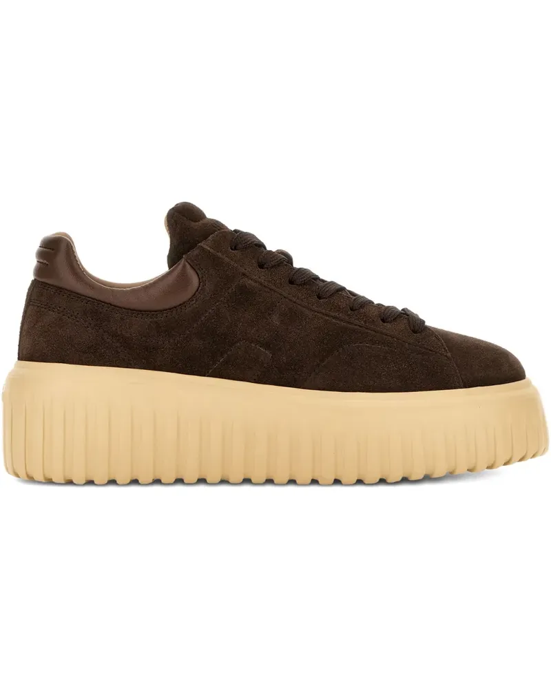 Hogan H-Stripes Sneakers - Braun Braun