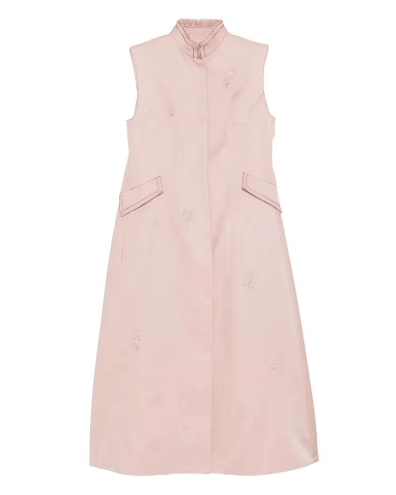 SHIATZY CHEN Scape-of-Curve Mantel mit Stickerei - Rosa Rosa