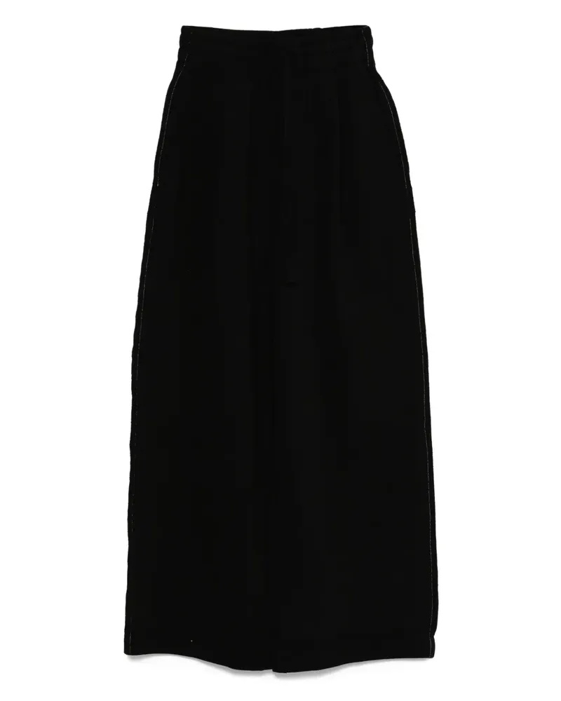 THOM KROM Hose mit Streifen - Schwarz Schwarz