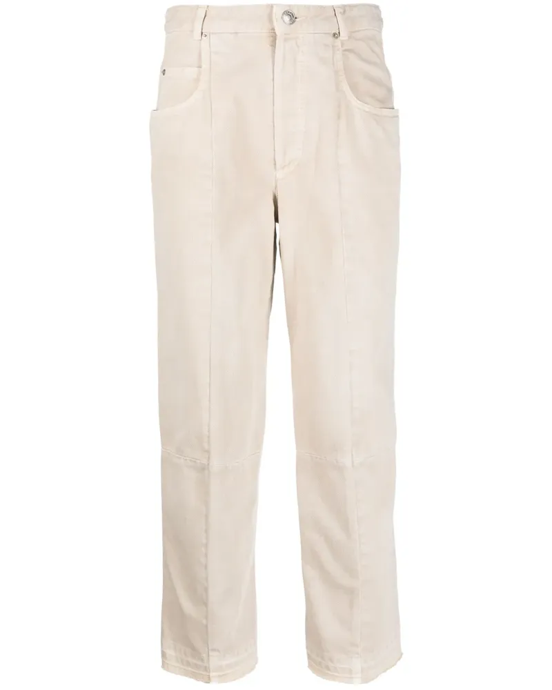 Isabel Marant Najet Straight-Leg-Jeans - Nude Nude