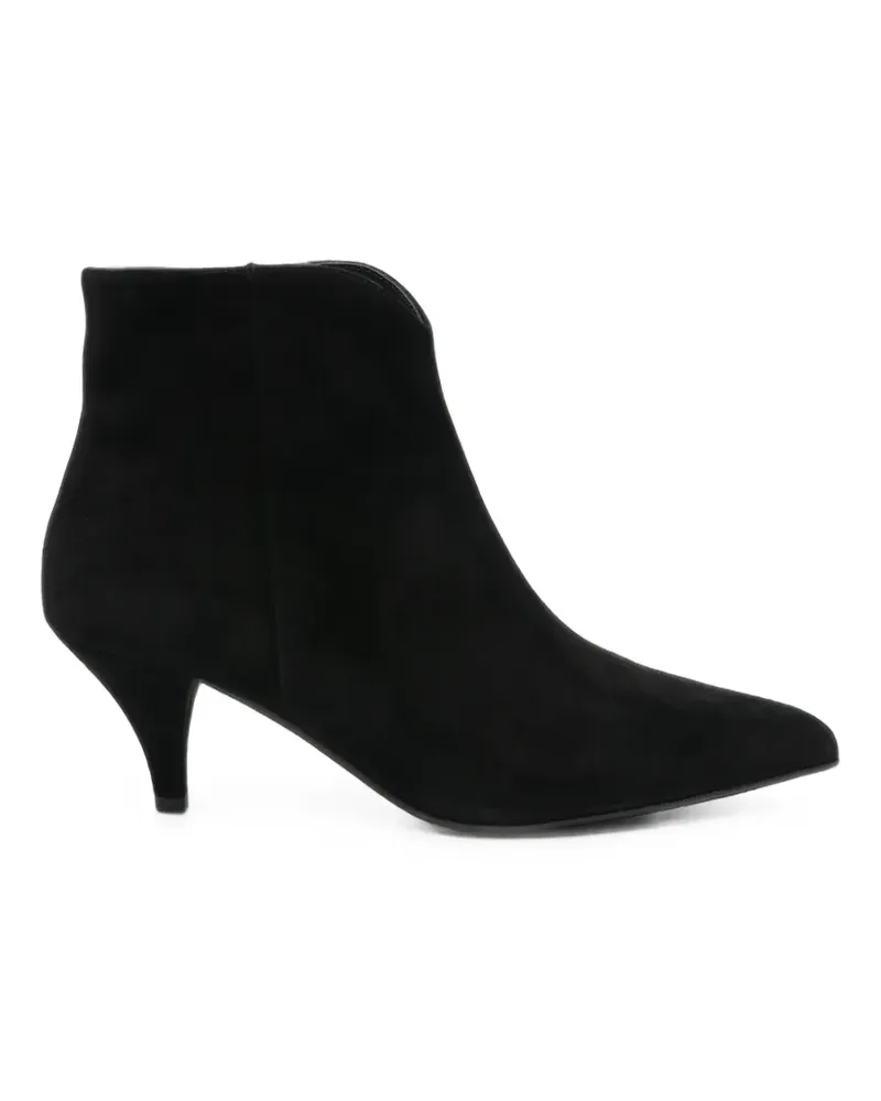 Bruno Premi suede pointed-toe ankle boots - Schwarz Schwarz