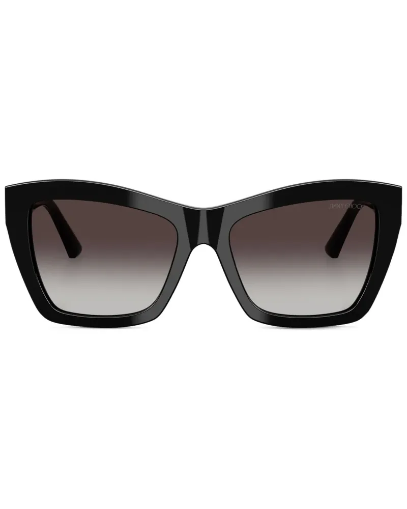 Jimmy Choo Sonnenbrille mit Cat-Eye-Gestell - Schwarz Schwarz