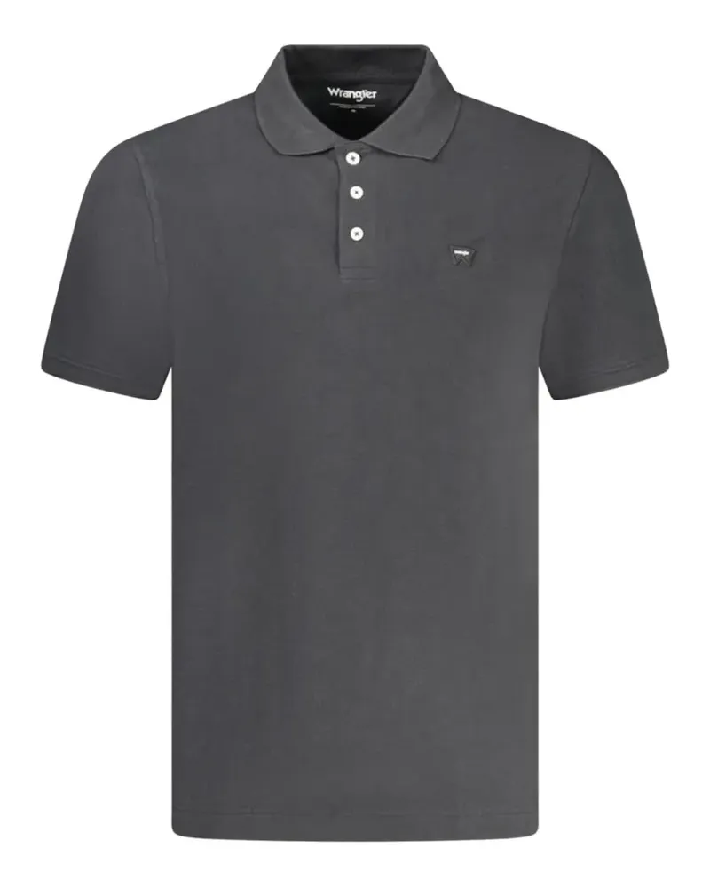 Wrangler Poloshirt mit Logo-Stickerei - Grau Grau