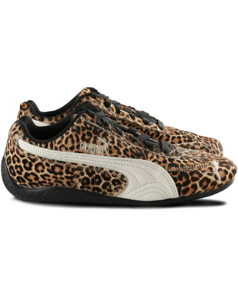 Puma leopard-print sneakers - Braun Braun