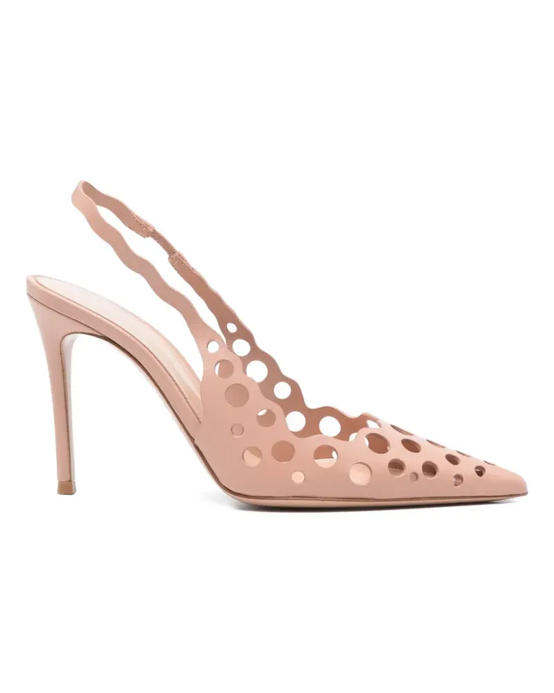 Gianvito Rossi Slingback-Pumps mit hohem Absatz - Nude Nude