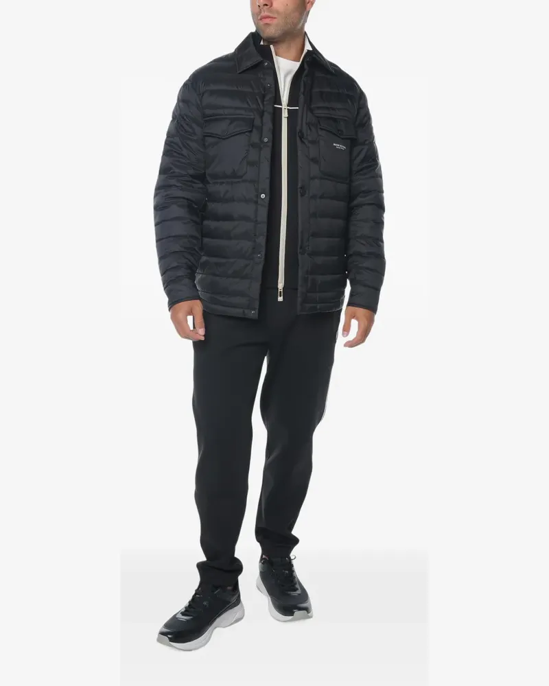 Armani Exchange Gesteppte Daunenjacke - Schwarz Schwarz