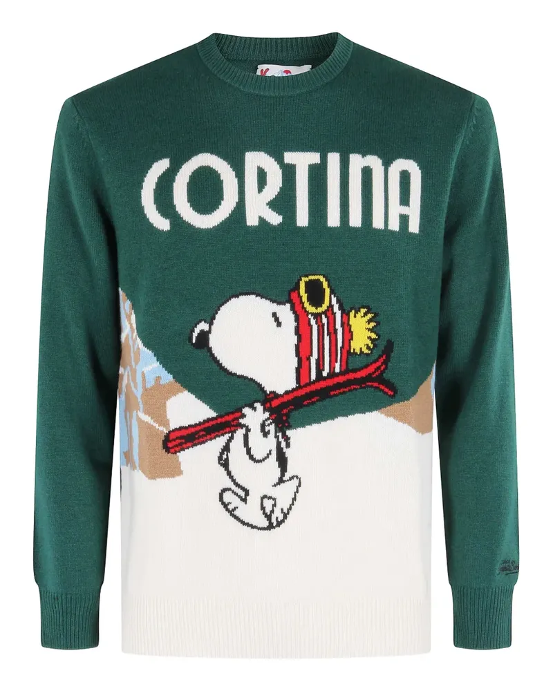 MC2 Saint Barth Snoopie Pullover - Grün Grün