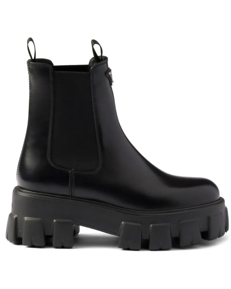 Prada Monolith Stiefel - Schwarz Schwarz