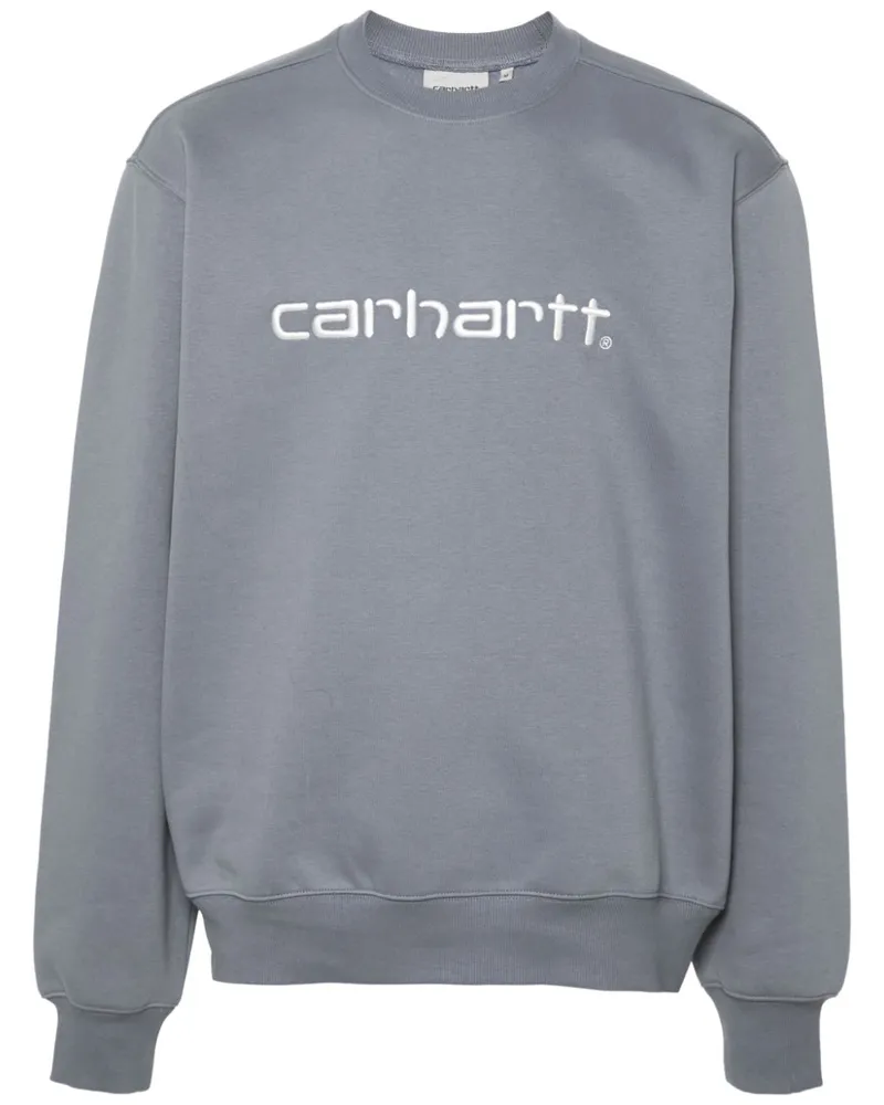 Carhartt WIP Sweatshirt mit Logo-Stickerei - Grau Grau