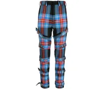 Hose mit Schottenkaro - Blau