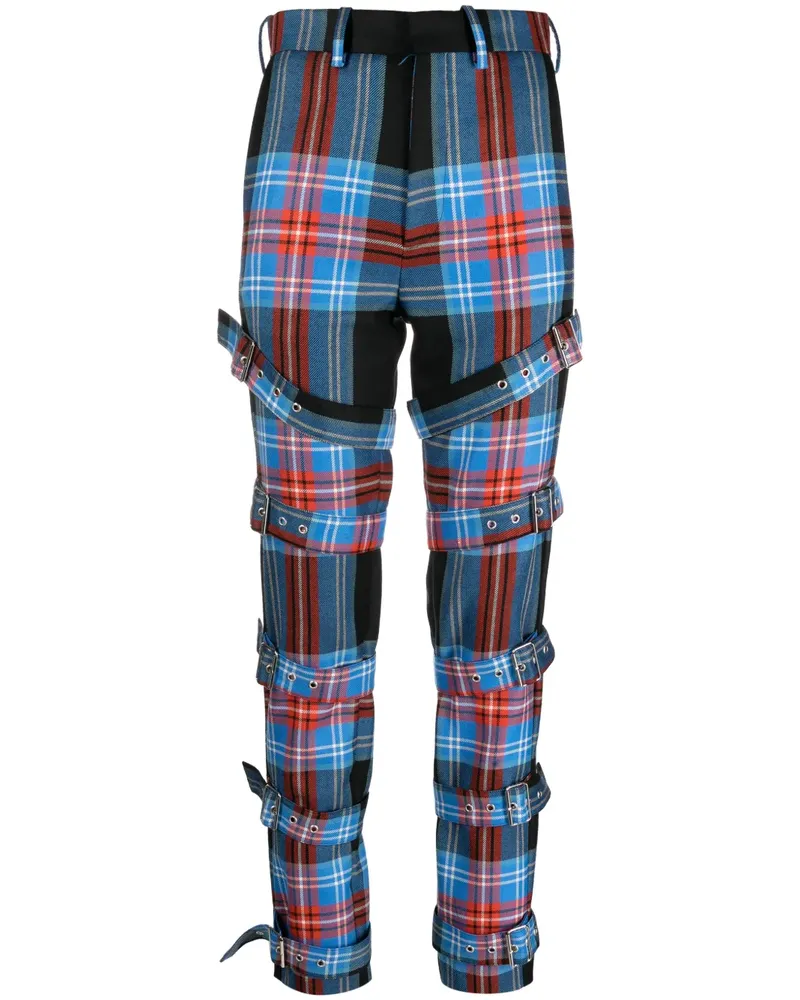 Charles Jeffrey Loverboy Hose mit Schottenkaro - Blau Blau