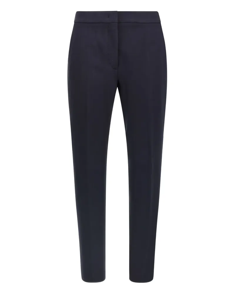 Max Mara Hose mit Bundfalten - Blau Blau