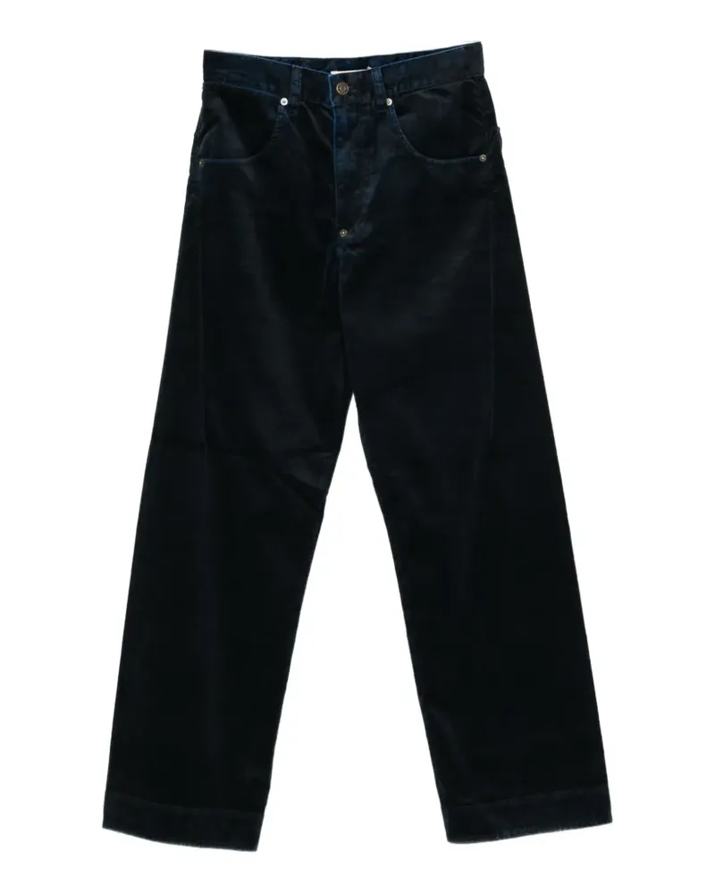 6397 Hose mit weitem Bein - Blau Blau