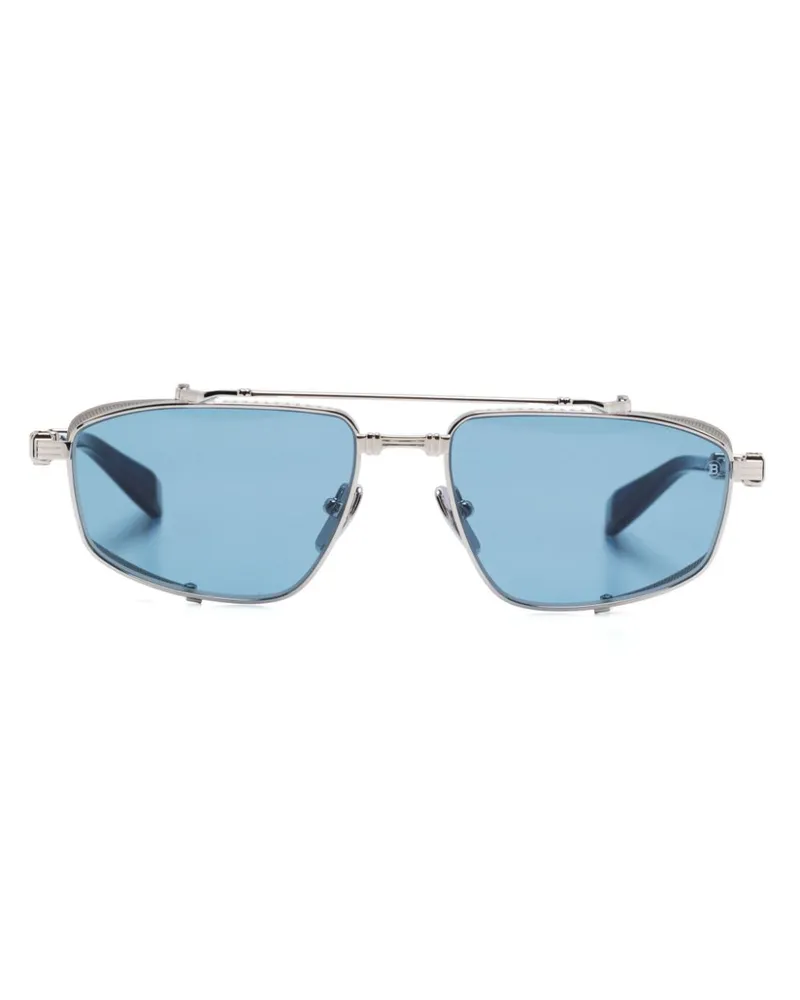 Balmain Brigade V Sonnenbrille - Silber Silber