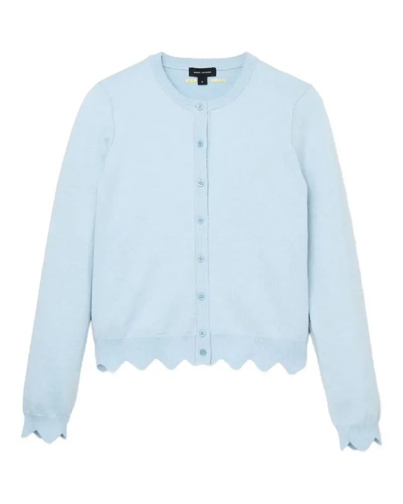 Marc Jacobs Cardigan mit gewelltem Saum - Blau Blau