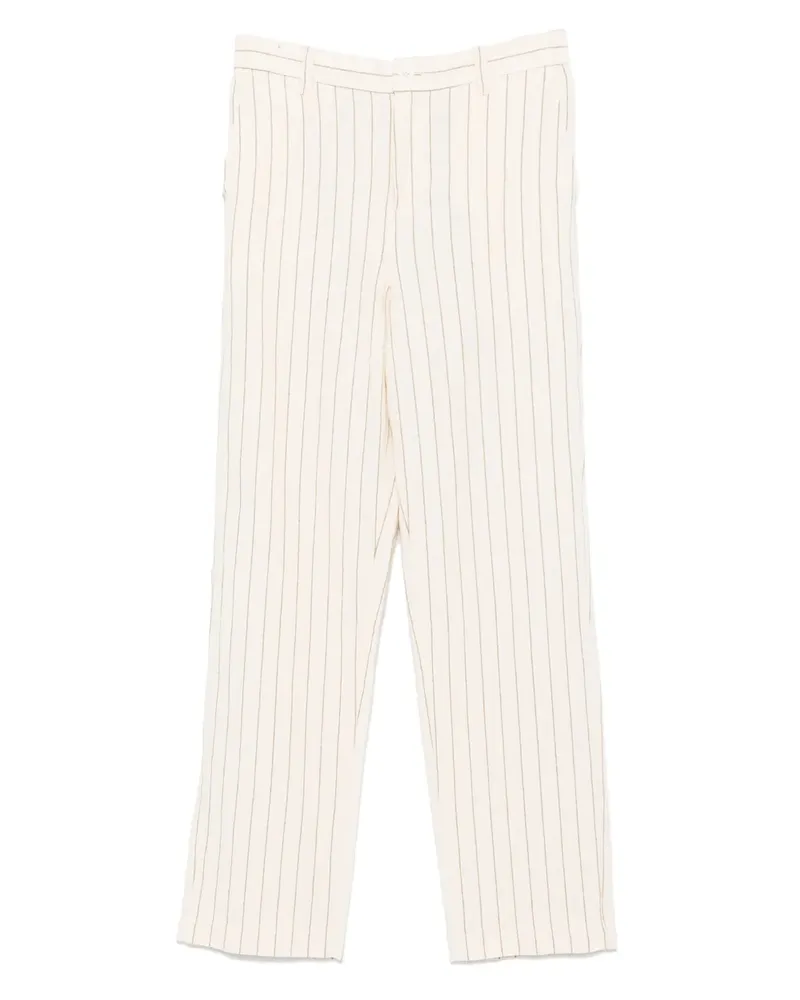 LES DEUX Gestreifte Hose - Nude Nude