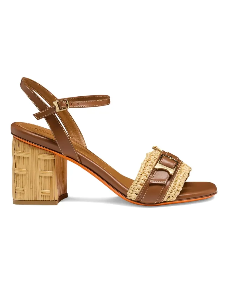 Santoni Sandalen mit Schnallenverschluss - Braun Braun