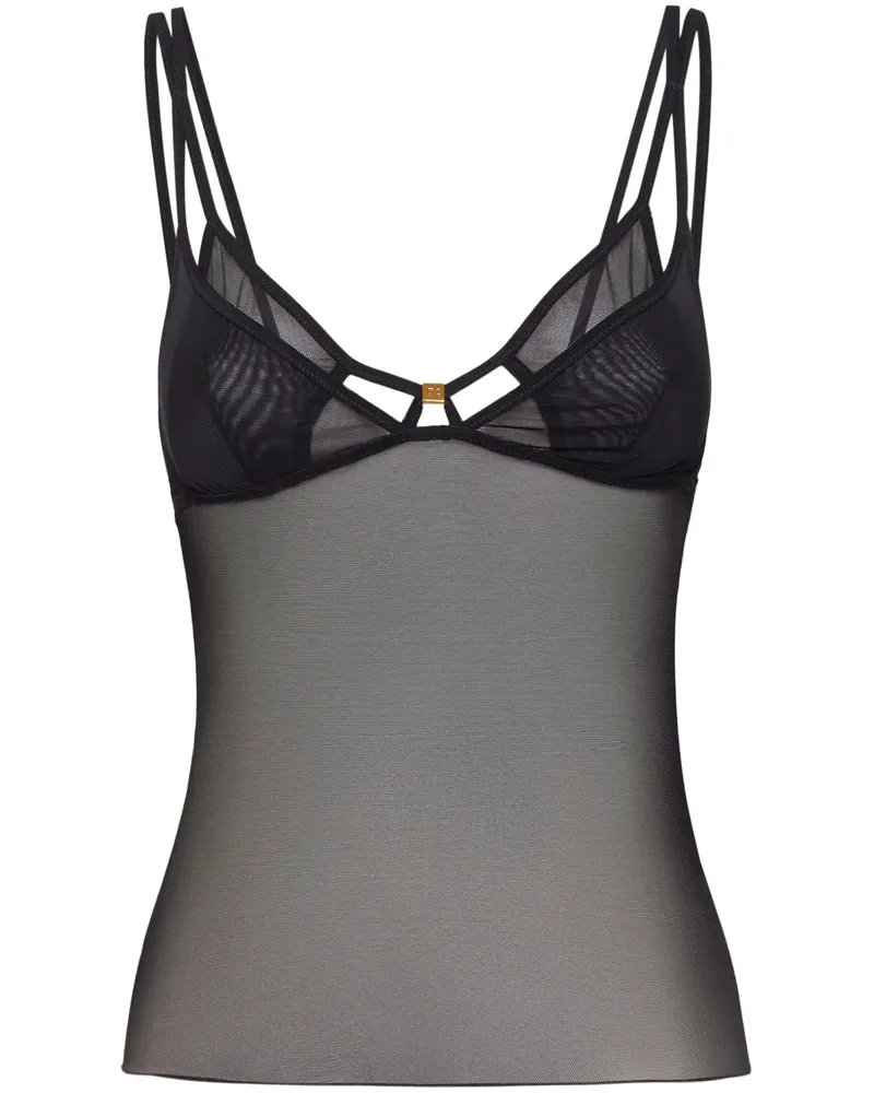 Dsquared2 sleeveless night top - Schwarz Schwarz