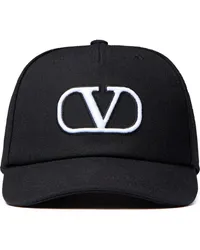 Valentino Garavani Baseballkappe mit Logo-Stickerei Schwarz