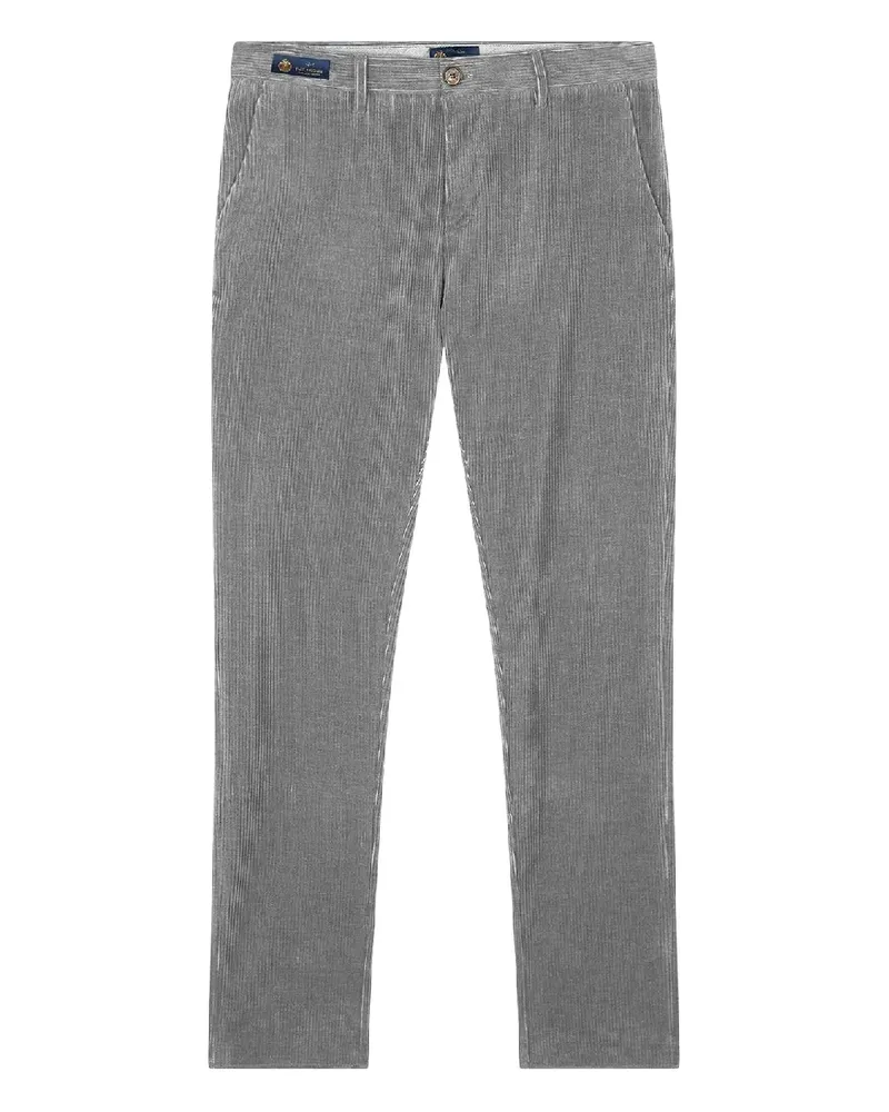 Paul & Shark flat-front chino trousers - Grau Grau