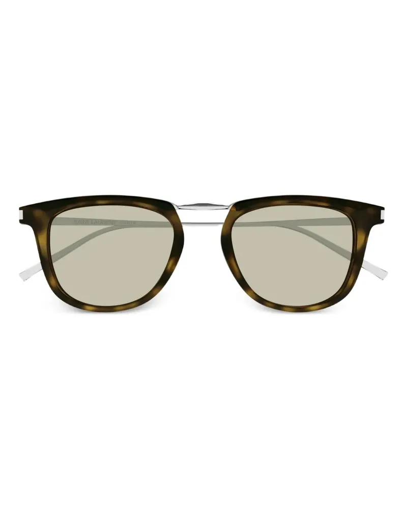 Saint Laurent Sonnenbrille in Schildpattoptik - Braun Braun