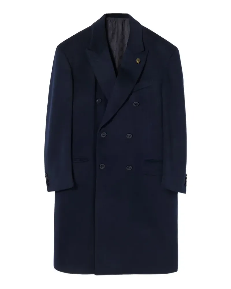 Gucci Doppelreihiger Mantel - Blau Blau