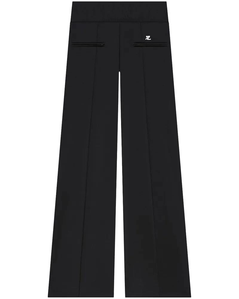 Courrèges Interlock Jogginghose - Schwarz Schwarz