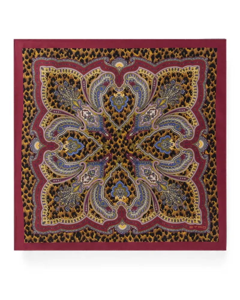 Etro Schal mit Paisley-Print - Rot Rot