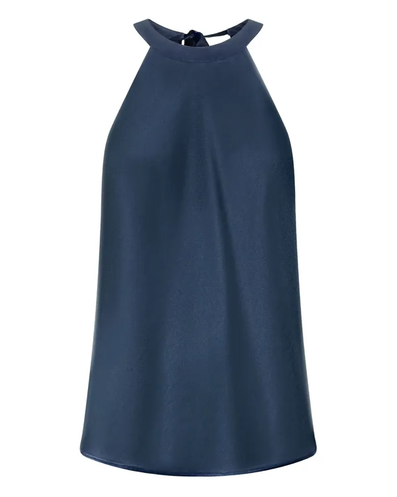Pinko Top mit Neckholder - Blau Blau