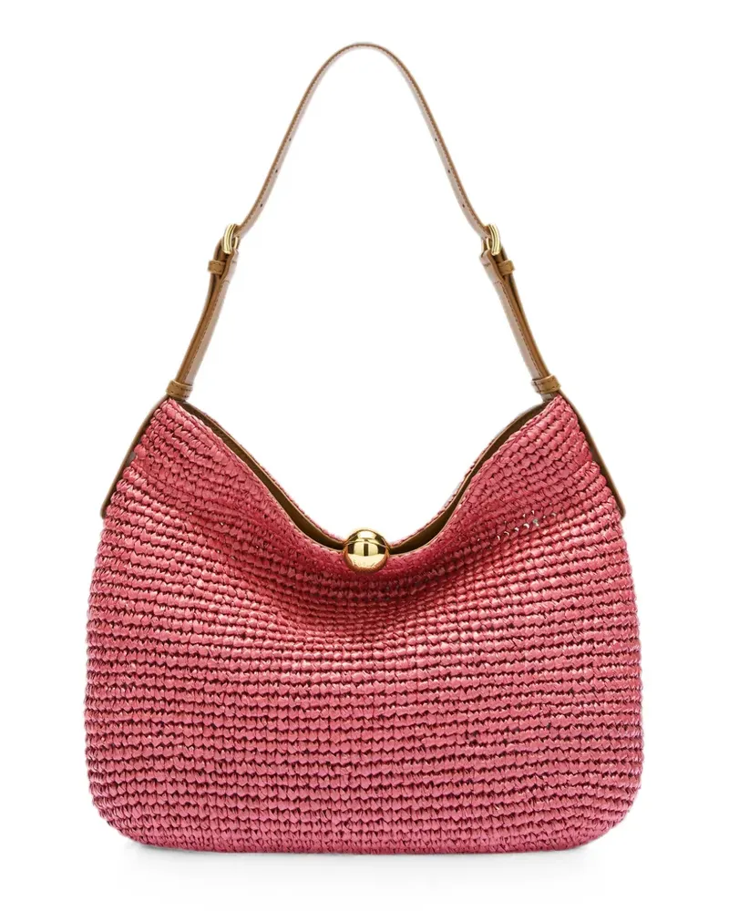 Furla Gewebte Sfera Schultertasche mit Schnalle - Rosa Rosa