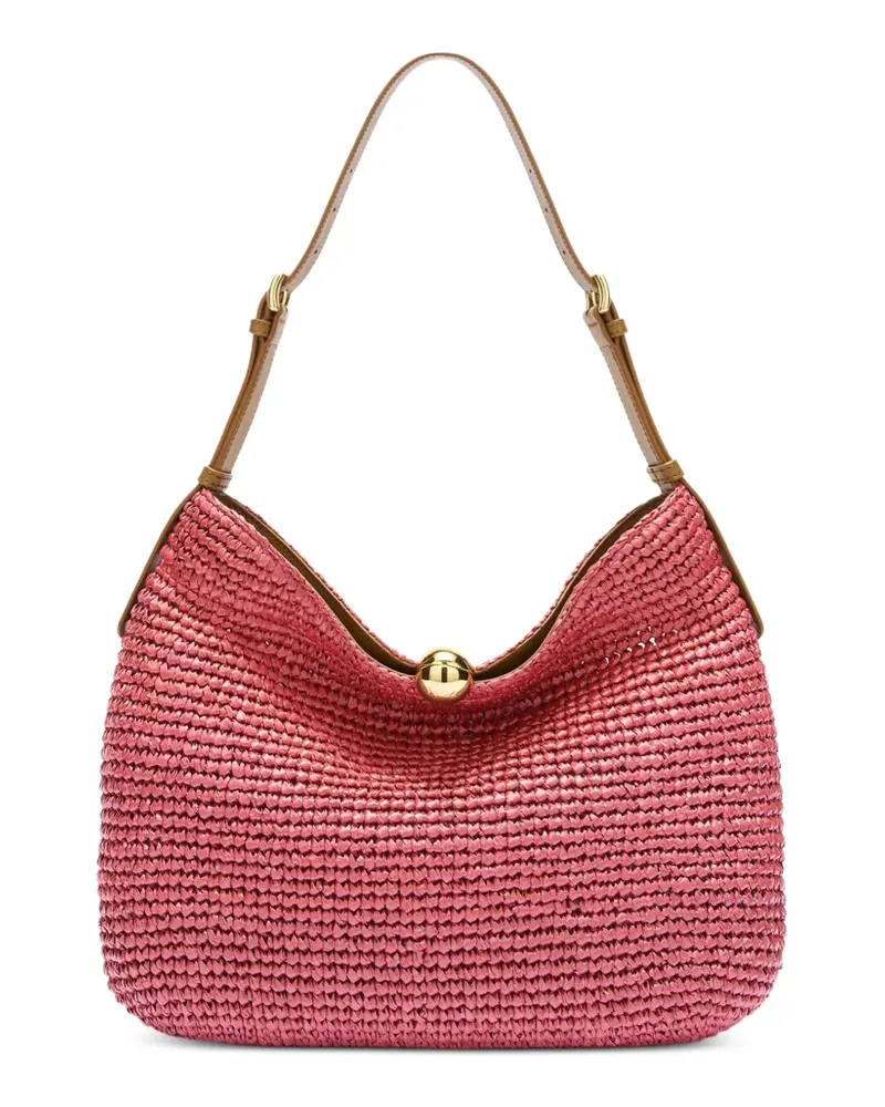 Furla Gewebte Sfera Schultertasche mit Schnalle - Rosa Rosa