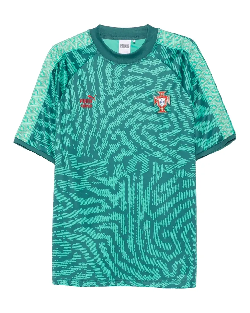 Puma x FPF x SB King T-Shirt mit abstraktem Print - Grün Grün