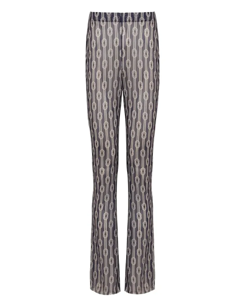 Lenny Niemeyer Gemusterte Hose - Blau Blau