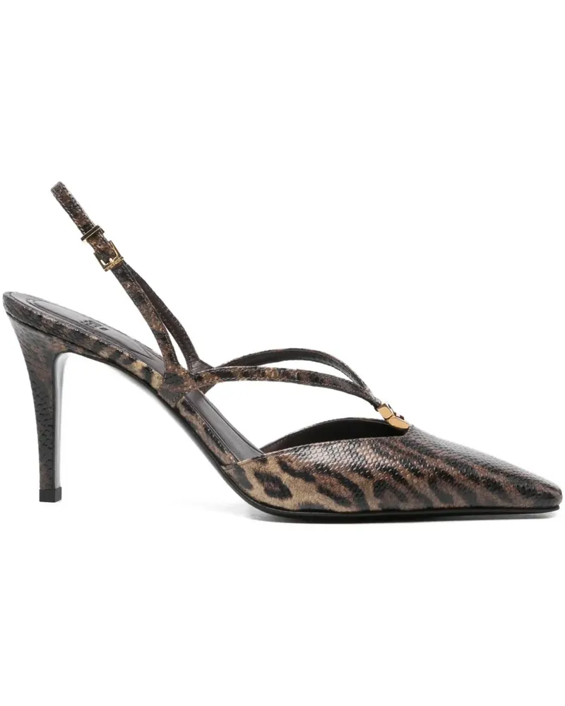 Fendi Fold Pumps 80mm - Braun Braun