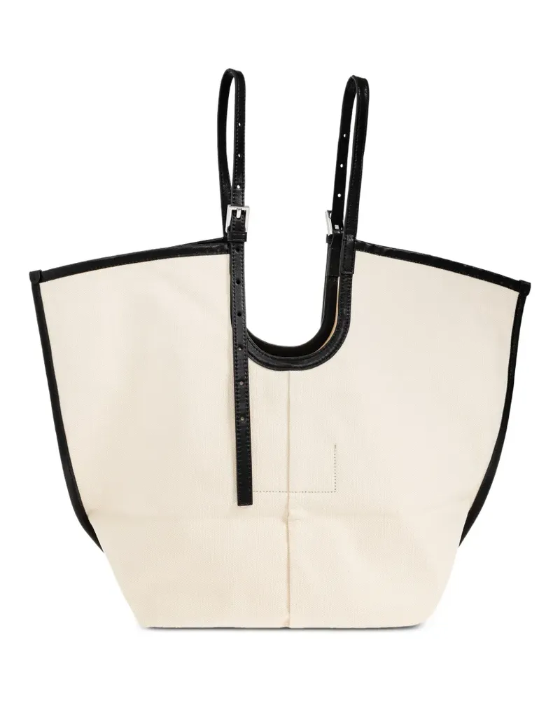 AllSaints Ara Tote Bag mit Schnallenband - Nude Nude