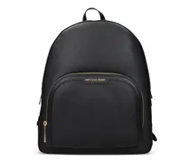 Großer Jaycee Rucksack aus strukturiertem Leder - Schwarz