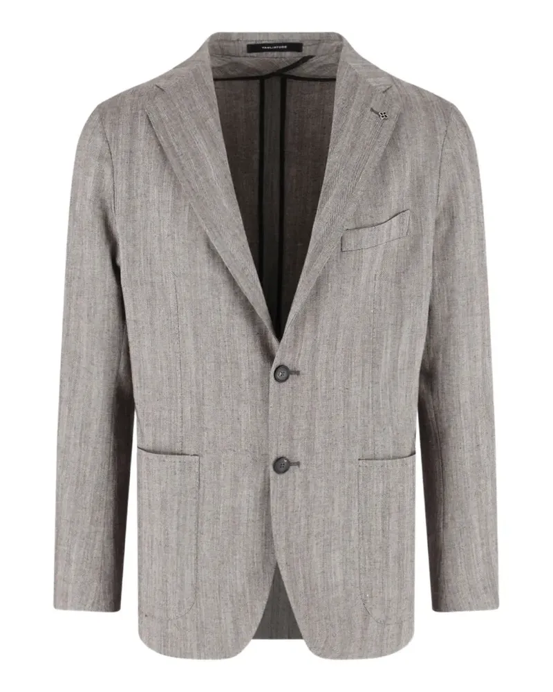 Tagliatore chest-pocket single-breasted blazer - Braun Braun