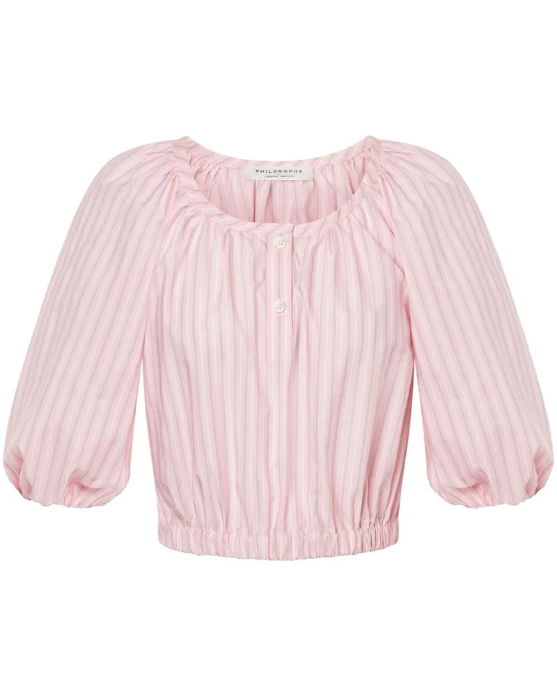 Philosophy Di Lorenzo Serafini Gestreiftes Tanktop - Rosa Rosa