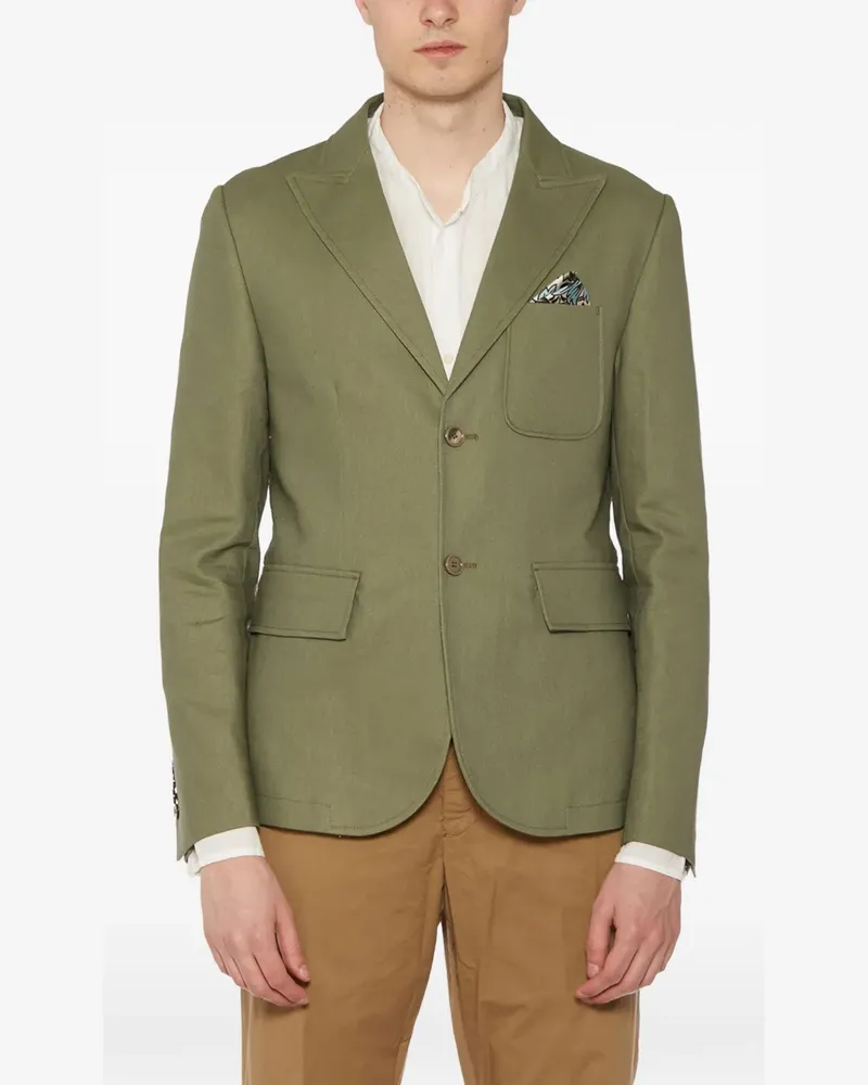 Daniele Alessandrini single-breasted blazer - Grün Grün