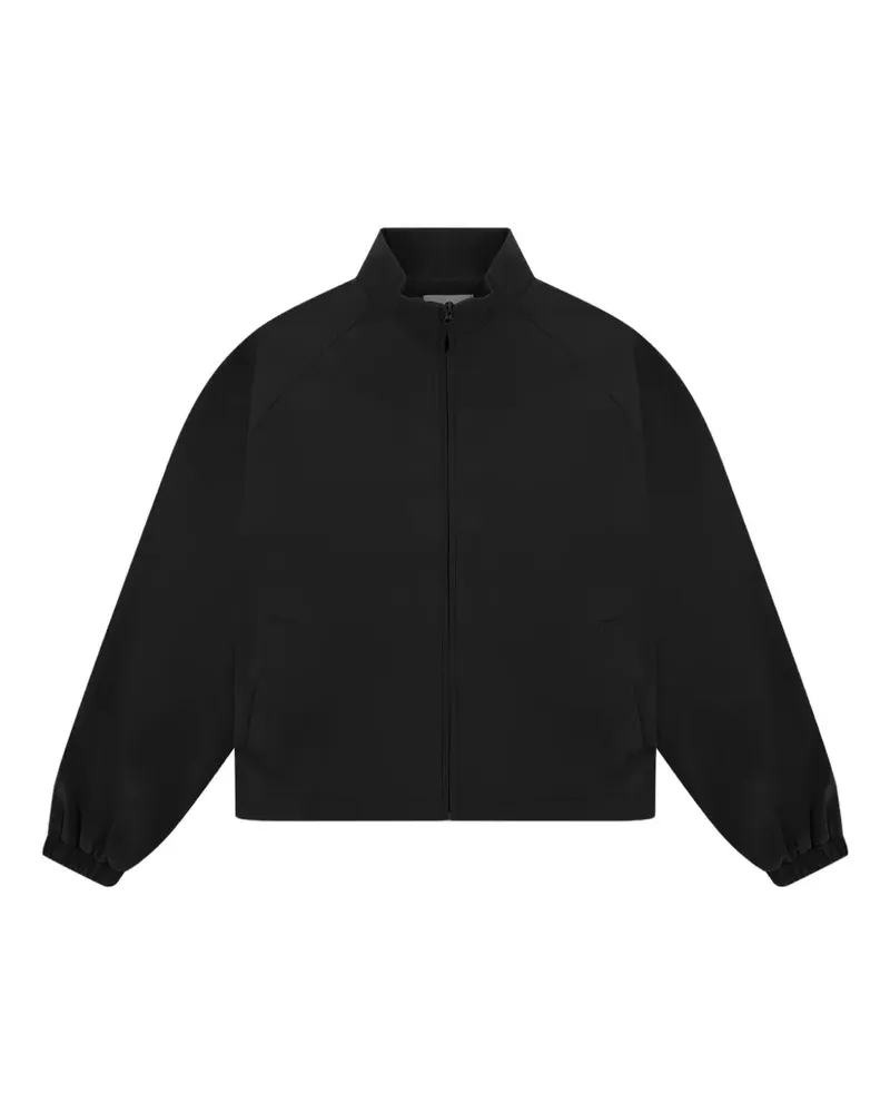 Arte Antwerp logo-patch raglan-sleeve jacket - Schwarz Schwarz
